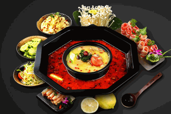 一锅两头牛火锅